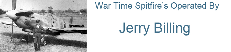 Jerry Billing wartime Spitfires